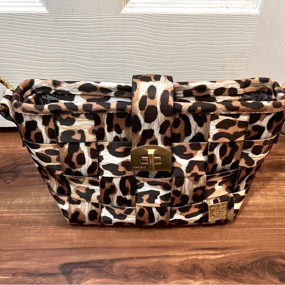 Harvey Seatbelt Leopard Carriage Ring Bag. Bag is like brand new. - Picture 1 of 11